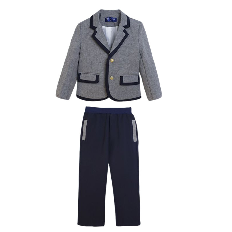 小学生春秋款英伦风校服幼儿园园服儿童西装礼服学生长袖套装班服