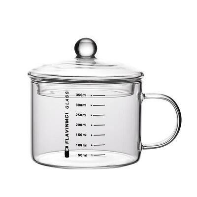 玻璃杯带刻度儿童牛奶杯微波炉