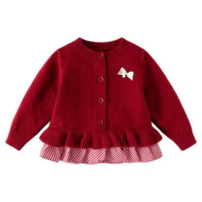 Banxidi女童毛衣开衫儿童针织衫