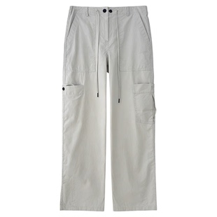 秒发！慵懒随性工装休闲裤26春新款韩国呼吸家breathe宽松长裤女