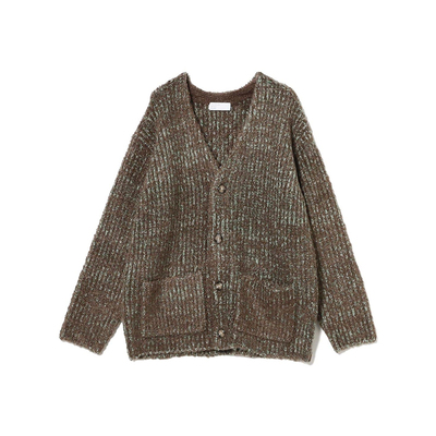 BEAMS针织开衫厚实毛衣