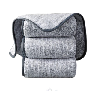 加厚厨房抹布不沾油洗碗巾竹炭纤维吸水不掉毛刷碗布清洁巾易清洗