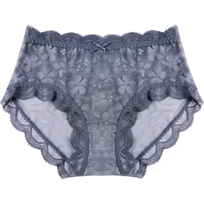 名汝三角女士内裤纯棉裆性感蕾丝