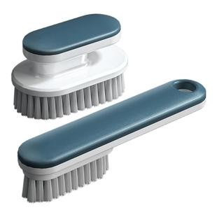 鞋刷子家用洗鞋刷子洗衣衣服刷软毛不伤鞋长柄板刷多功能刷鞋神器