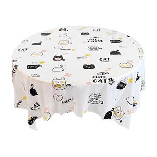 优奥一次性印花桌布野营户外餐垫印花桌布家用台布桌垫1.6米10张