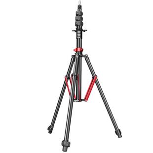 轻装时代MT03便携灯架碳纤维三脚架2.7米影棚拍摄影像闪补光灯支架室内户外拍气压缓降反折叠板扣快锁三角架