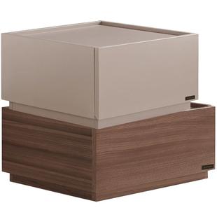 政府补贴全友家居2025新款意式极简储物床头柜一体家用卧室收纳柜