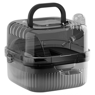 户外仓鼠笼子便携外出笼蜜袋鼯花枝鼠金丝熊小宠物用品出行外带笼