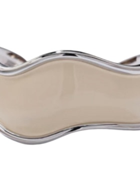 白釉高级感轻奢手镯简约奶白宽面