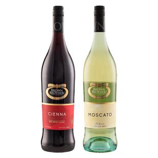 酒云网 澳洲布琅兄弟BrownBrothers 莫斯卡托甜白森娜甜红葡萄酒