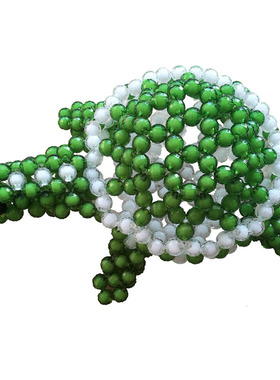 手工亚克力摆件穿珠成品