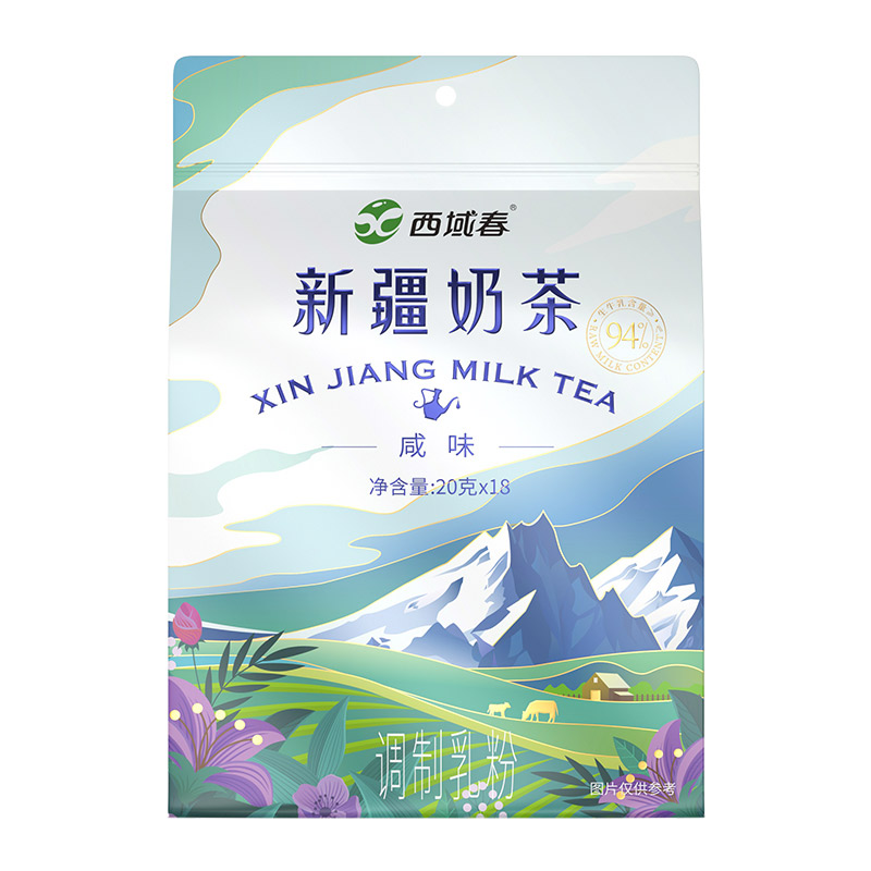 新疆西域春奶茶粉咸味甜味360g/袋零食冲饮营养早餐奶茶