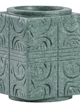 天然书房摆件大易兄弟原石祝福