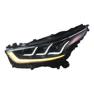 22-25款四代汉兰达改装大灯皇冠陆放led日行灯激光透镜大灯总成