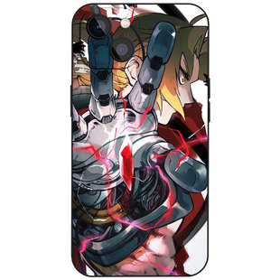 钢炼爱德华手机壳适用苹果15小米14红米K80荣耀400华为OPPO磨砂防摔硅胶VIVO磁吸iPhone16ProMax日系动漫周边