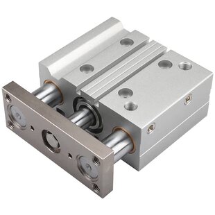 气动三杆三轴带导杆气缸TCM12/16/20/25/32/40/50/63-10-30-75 S