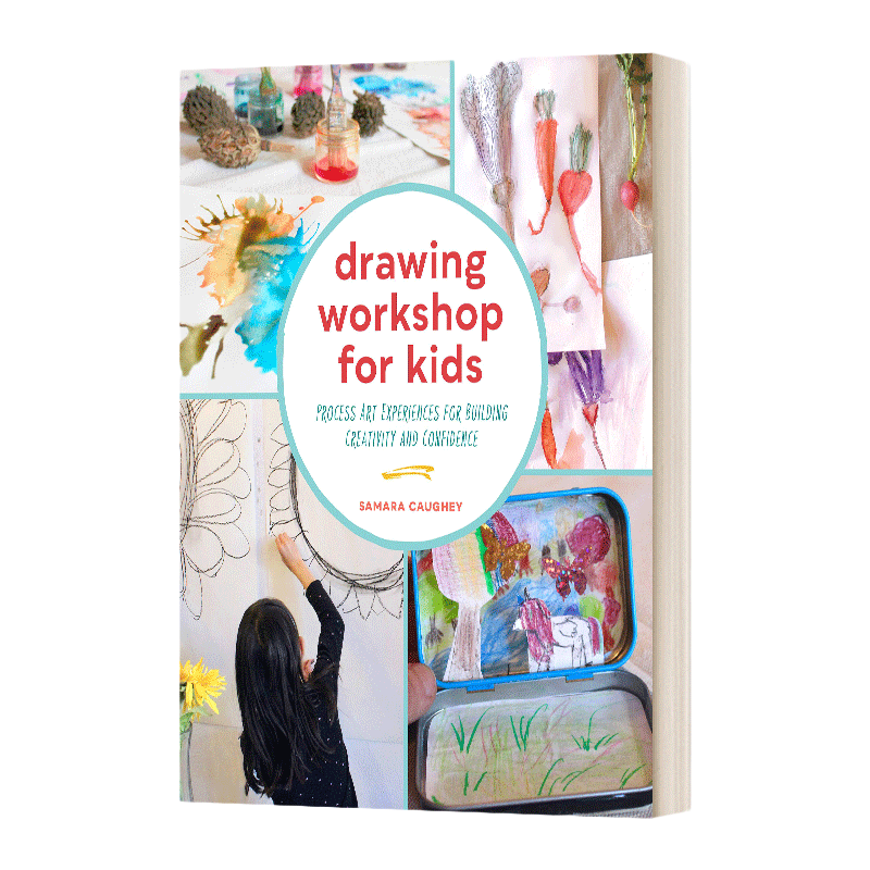 英文原版 Drawing Workshop for Kids 儿童绘画工作坊 透過艺术体验活动培养创意和自信 英文版 进口英语原版书籍