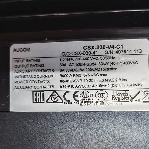 议价新西兰AuCom奥康软启动器维修