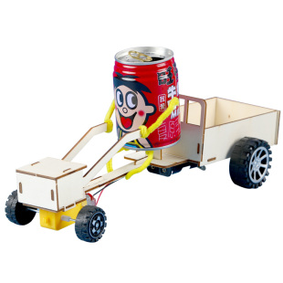 儿童科学小实验教具 DIY手工小制作发明儿童男孩材料包手扶拖拉机