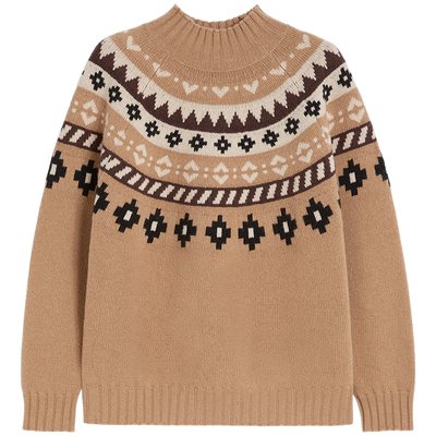 【秋冬奢享】Weekend MaxMara 25女装羊毛提花毛衣5366315206