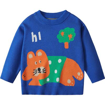 MQDmini卡通无帽男新款毛衫