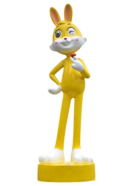 卡通兔子网红打卡大摆件