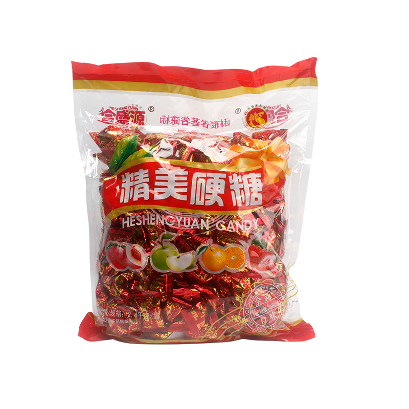 合盛源财源滚滚发财喜糖硬糖散装混装过年年货送礼回礼喜庆糖果