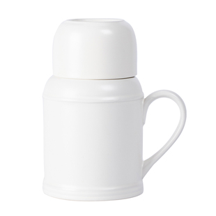 陶瓷马克杯带盖过滤小暖壶办公杯家用泡茶杯喝水杯防烫水杯闷茶杯