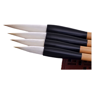 瑞云堂王建平笔庄 柔韧相宜 楷书中楷狼羊兼毫毛笔初学者书法艺考 柔韧相依四号 小号 中号 大号国画写意联系