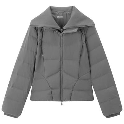 太平鸟小蛮腰羽绒服女修身