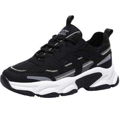 马克华菲冬季老爹鞋增高运动鞋