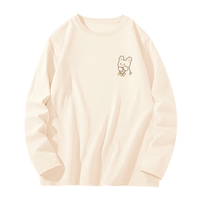 唐狮纯棉长袖t恤春秋款上衣2025