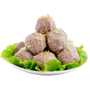 【潮欣】潮汕手工墨鱼丸500g 墨斗丸 花枝丸 火锅食材 潮汕特产