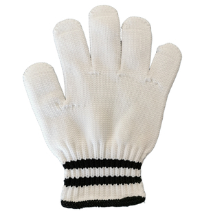 劳保手套小号耐磨工作干活劳动防护加厚白色尼龙棉线女士小号手套