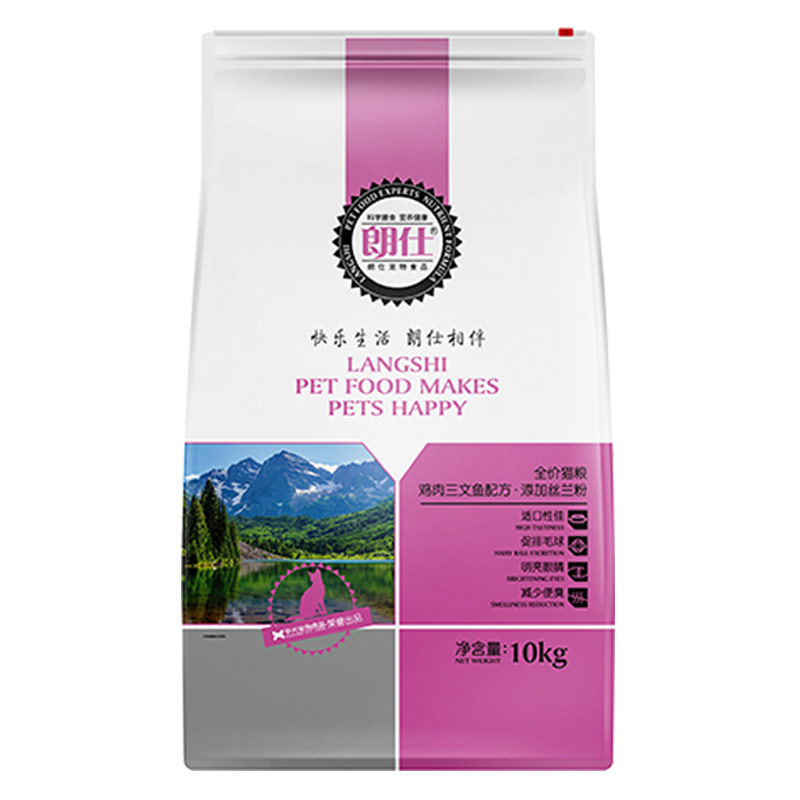 朗仕全价猫粮鸭肉金枪鱼10kg