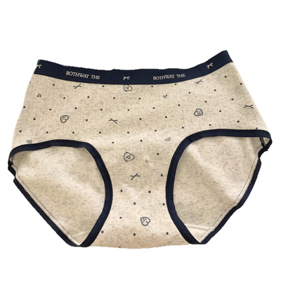 英伦风纯棉透气女士三角裤