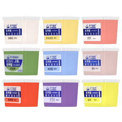 单个替换装80ml流光白颜料青竹