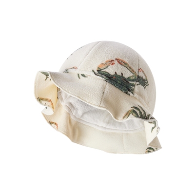 Milkbarn新品儿童防晒帽婴儿渔夫帽夏季太阳帽户外遮阳帽子