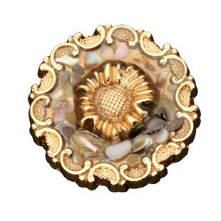 质感复古金色纽扣高级感大衣扣子金属小香西装扣女针织毛衣装饰扣