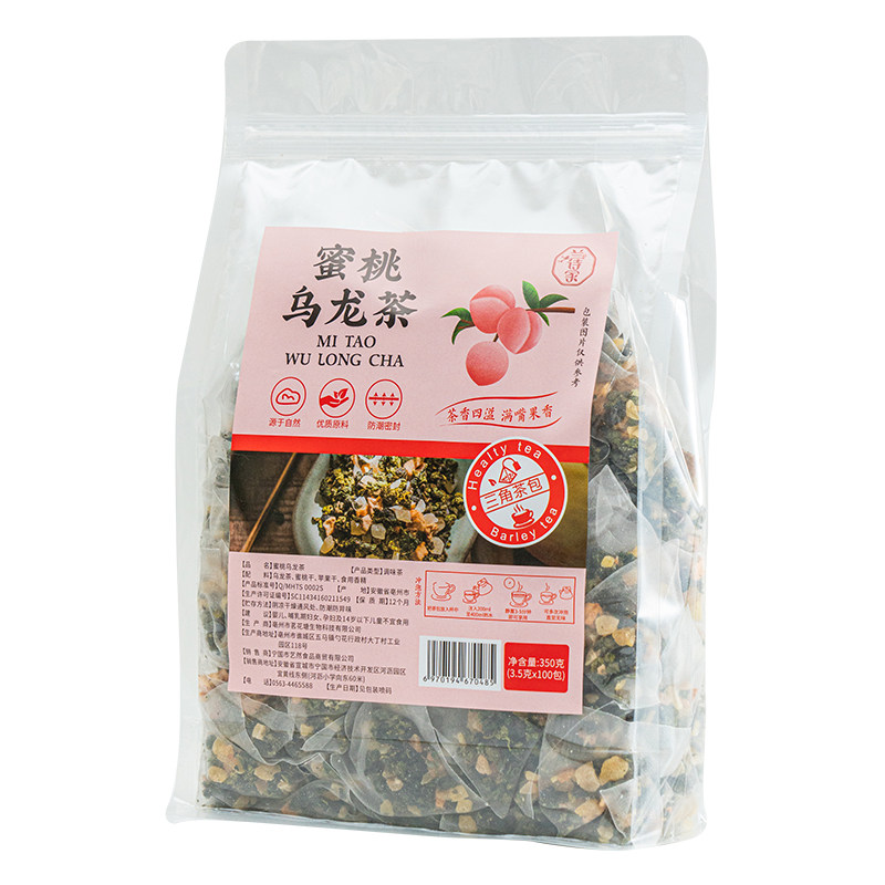 蜜桃乌龙茶白桃乌龙茶叶玫瑰花茶组合型花茶