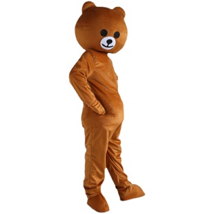 网红熊人偶服装儿童版抖音可爱熊玩偶道具衣服演出熊卡通cos服饰