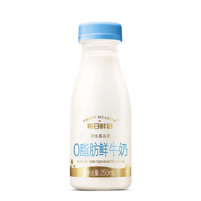 每日鲜语0脂+低脂鲜奶10瓶组合装