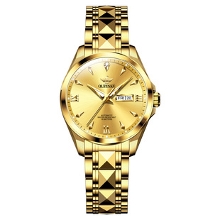 瑞士欧品客名牌正品手表女士机械表进口机芯小众轻奢女表防水十大