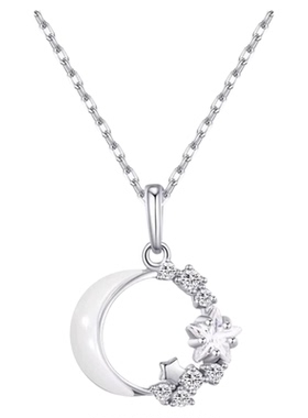 情侣项链众星捧月锁骨链生日礼物