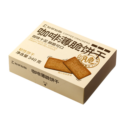 知乎知物薄脆饼干咖啡味