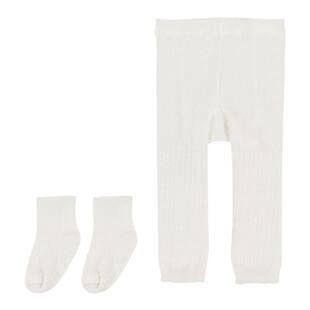 韩国宝宝白色打底袜配裙子的打底裤春夏薄款连裤袜女婴儿大屁屁裤