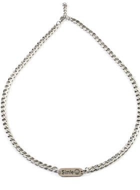 锁骨链情侣男女刻字项链