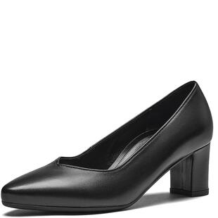 Gabor德国嘉步62152单鞋  粗跟高跟优雅时尚浅口单鞋