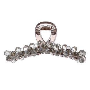 大号发量多抓夹饱满后脑勺高级感盘发鲨鱼夹子头饰水晶发夹发卡女