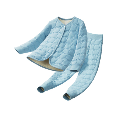 猫人儿童棉服马甲背心26新款冬季加厚男孩女孩棉衣保暖裤校服神器